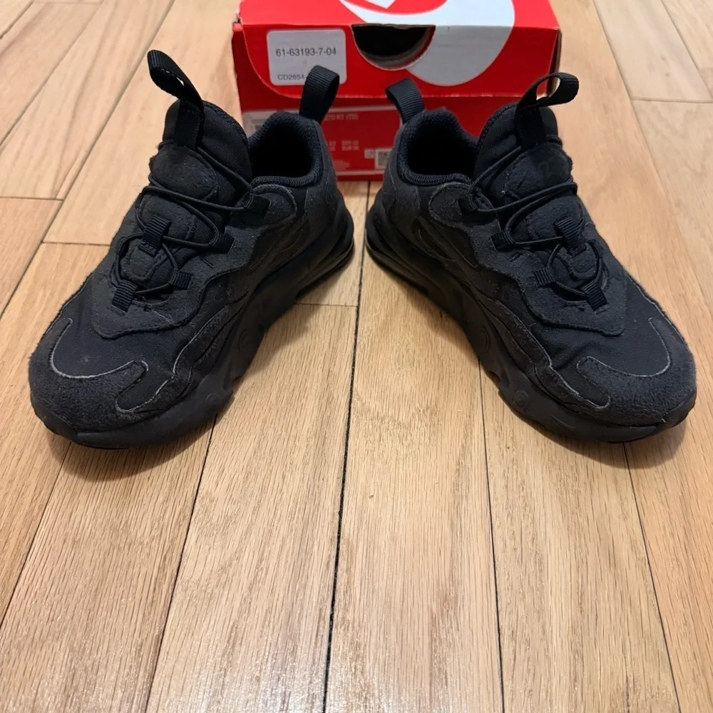 Nike Air Max 270 RT Black Toddler Sneakers Size 9c